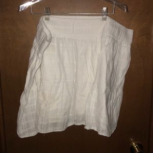 White skirt